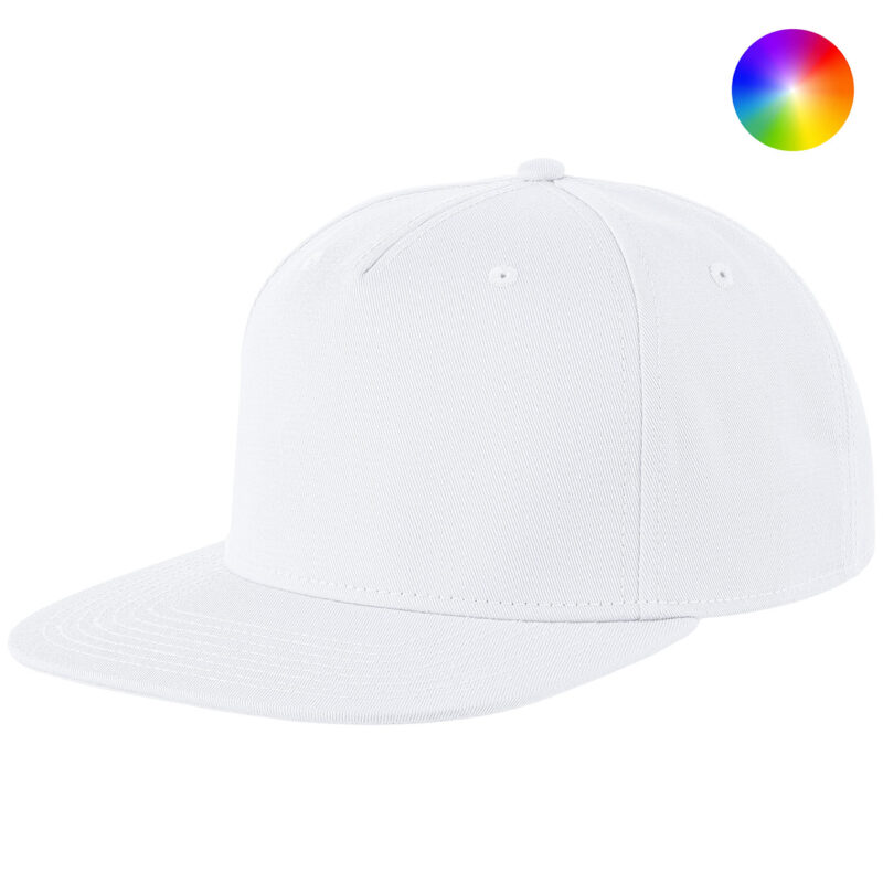 5 Panel Snapback Caps - trendig mit Veredelung an bis zu 7 Positionen